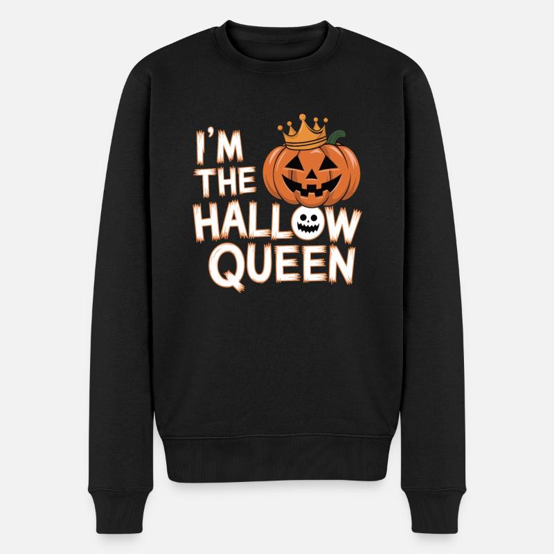 Halloween Frauen Kostüm - Männer Premium Bio Pullover - Schwarz