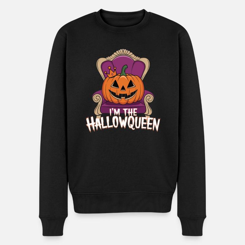 Halloween Frauen Kostüm - Männer Premium Bio Pullover - Schwarz