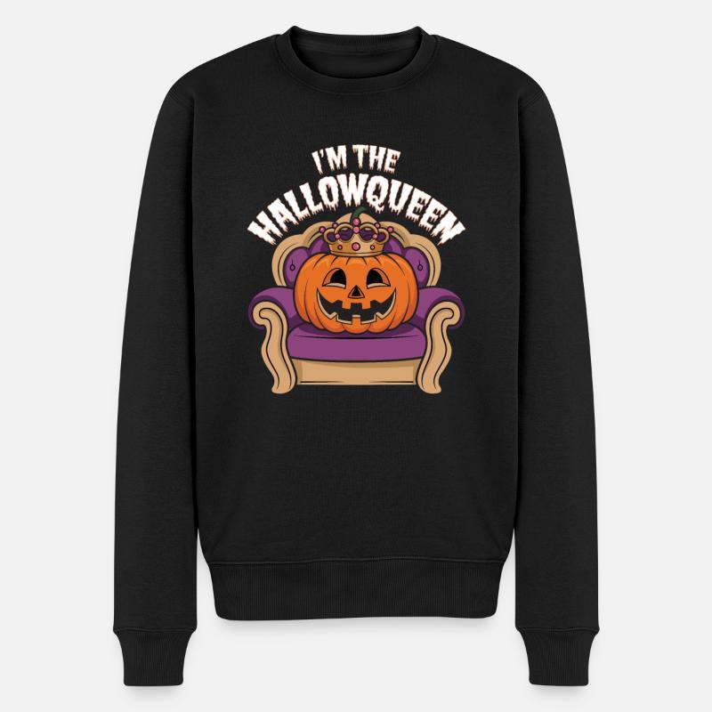 Halloween Frauen Kostüm - Männer Premium Bio Pullover - Schwarz