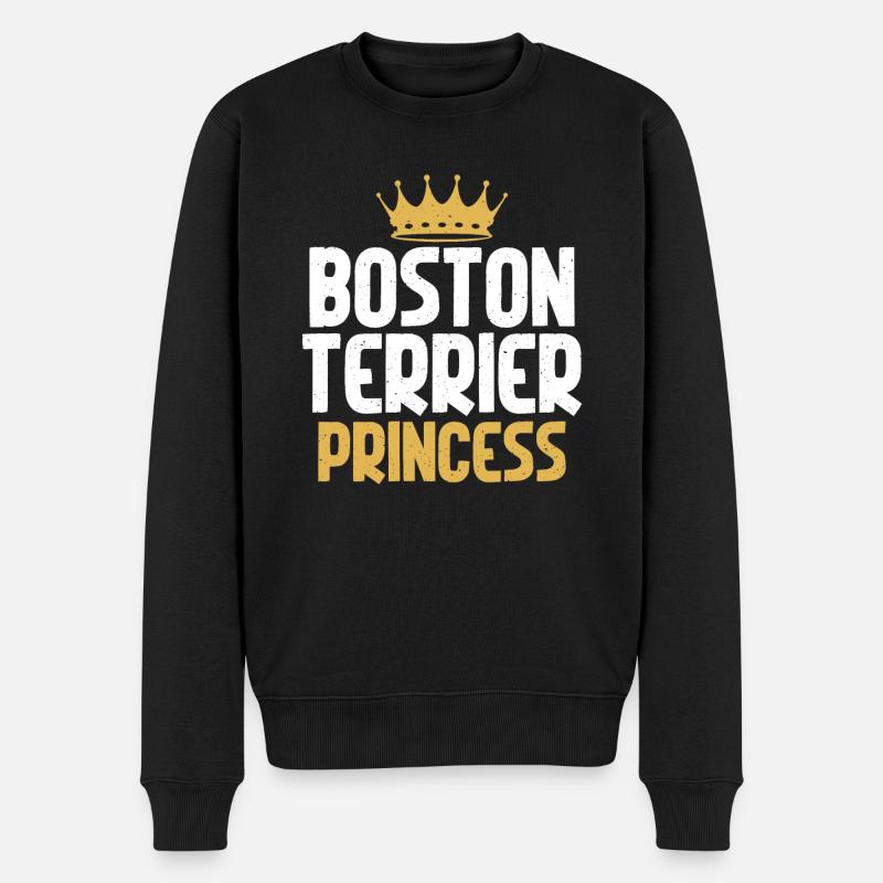 Cadeaux Boston Terrier - Pull Premium bio Homme - noir