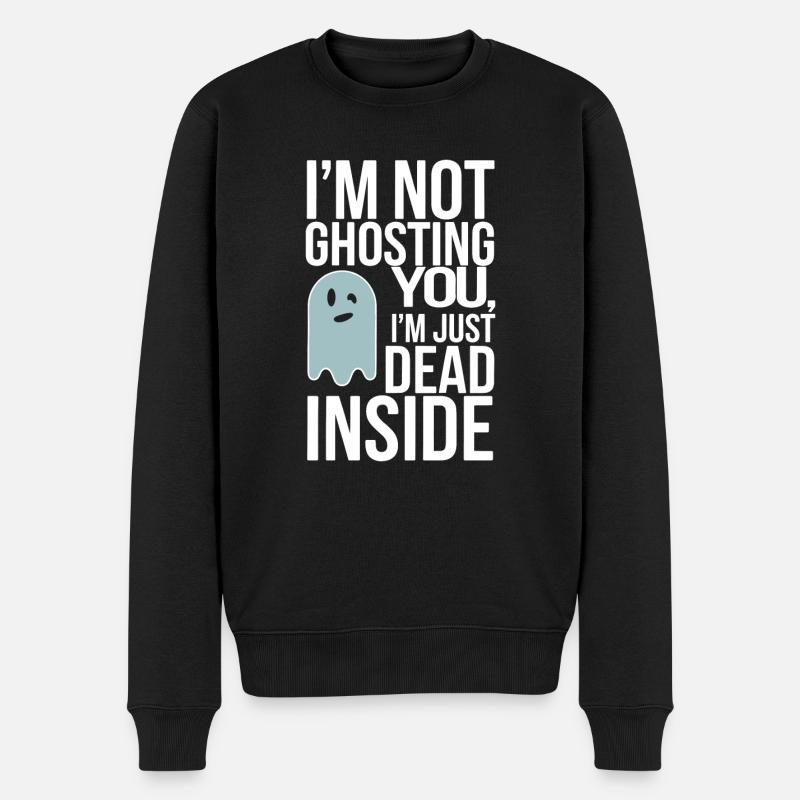 Introversion Style alternatif Émotionnel - Pull Premium bio Homme - noir