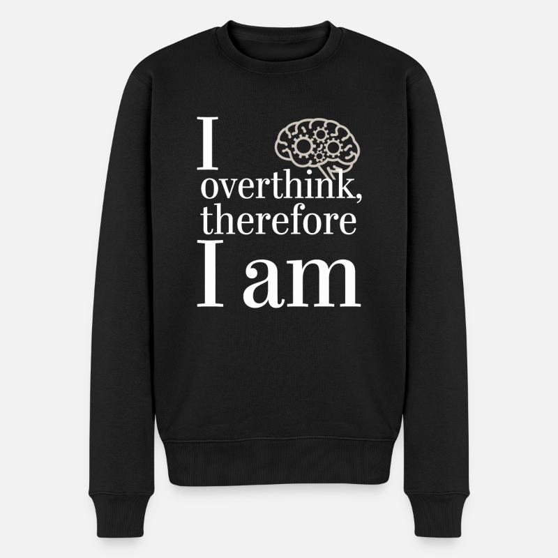 Introversion Style alternatif Émotionnel - Pull Premium bio Homme - noir