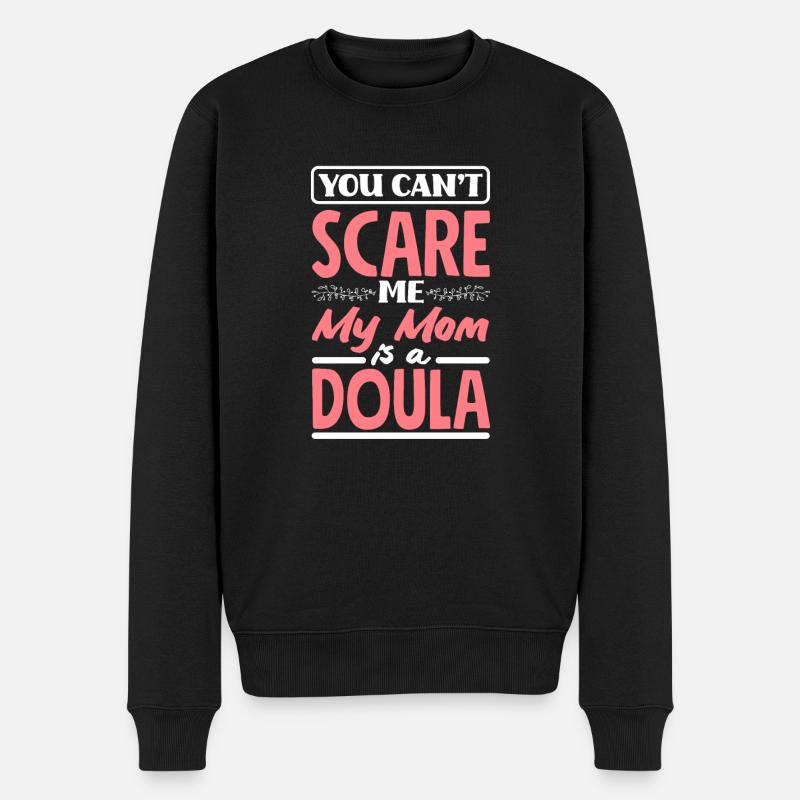 Doula Geschenk Doula Doulas - Männer Premium Bio Pullover - Schwarz