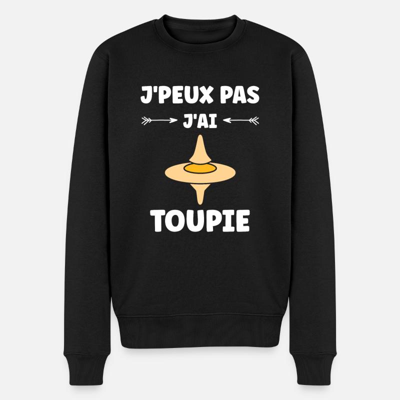 toupie - Pull Premium bio Homme - noir