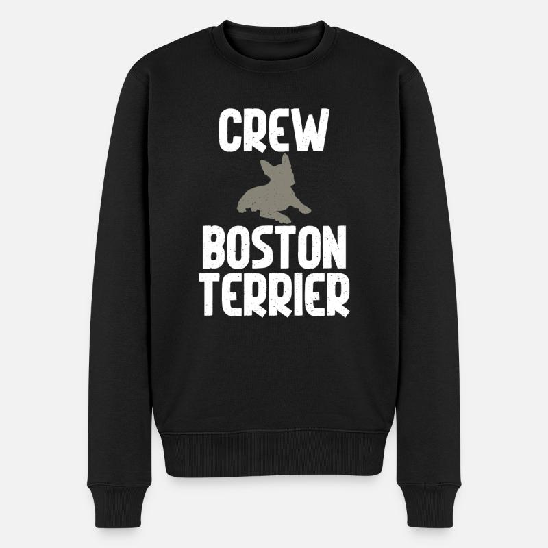 Cadeaux Boston Terrier - Pull Premium bio Homme - noir