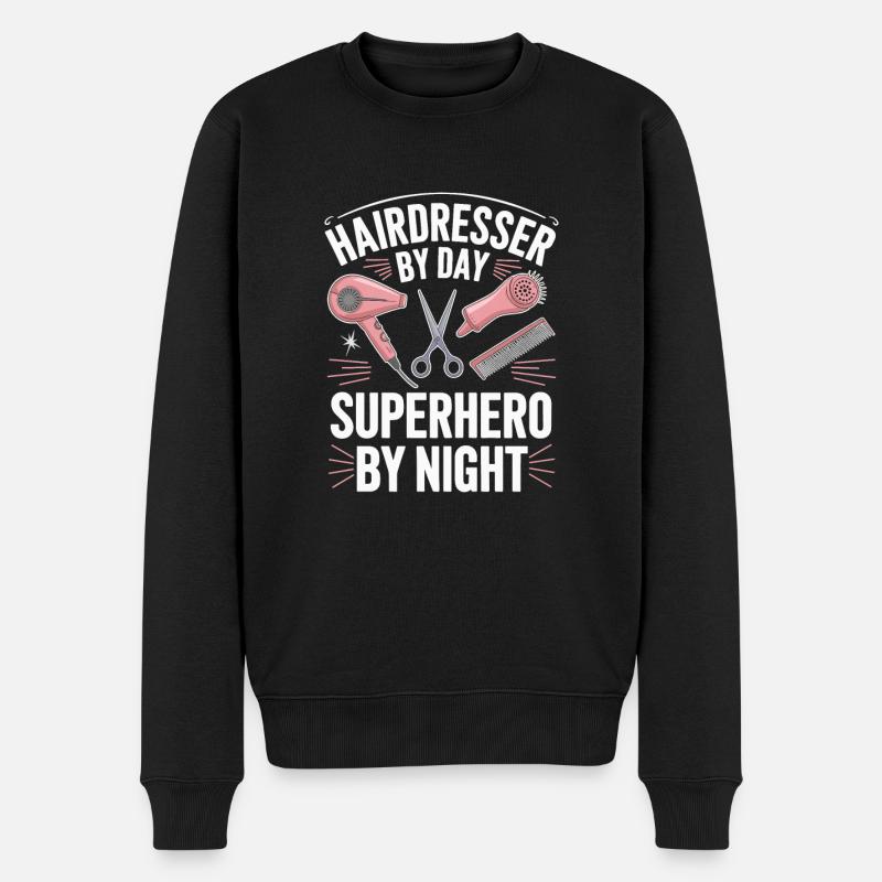 Coiffeur Coiffeur - Pull Premium bio Homme - noir