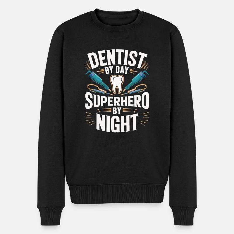 Zahnarzt Dentiste - Pull Premium bio Homme - noir