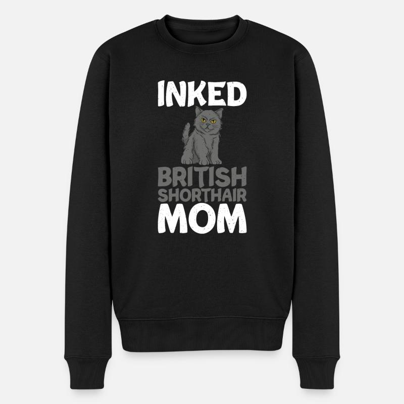 Cadeaux British Shorthair - Pull Premium bio Homme - noir