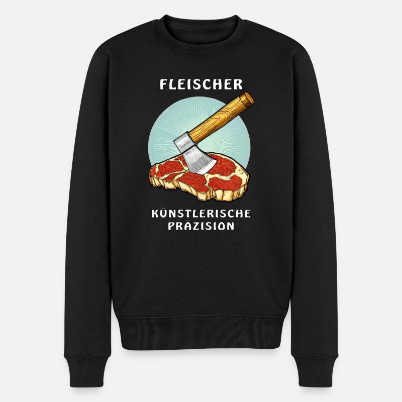 PRÉCISION ARTISTIQUE FLEISCHER - Pull Premium bio Homme - noir
