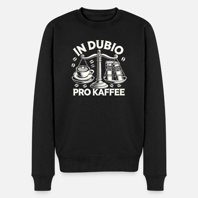 In dubio par café - Pull Premium bio Homme - noir