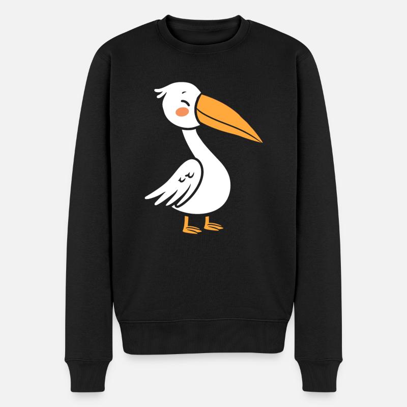 pélican - Pull Premium bio Homme - noir