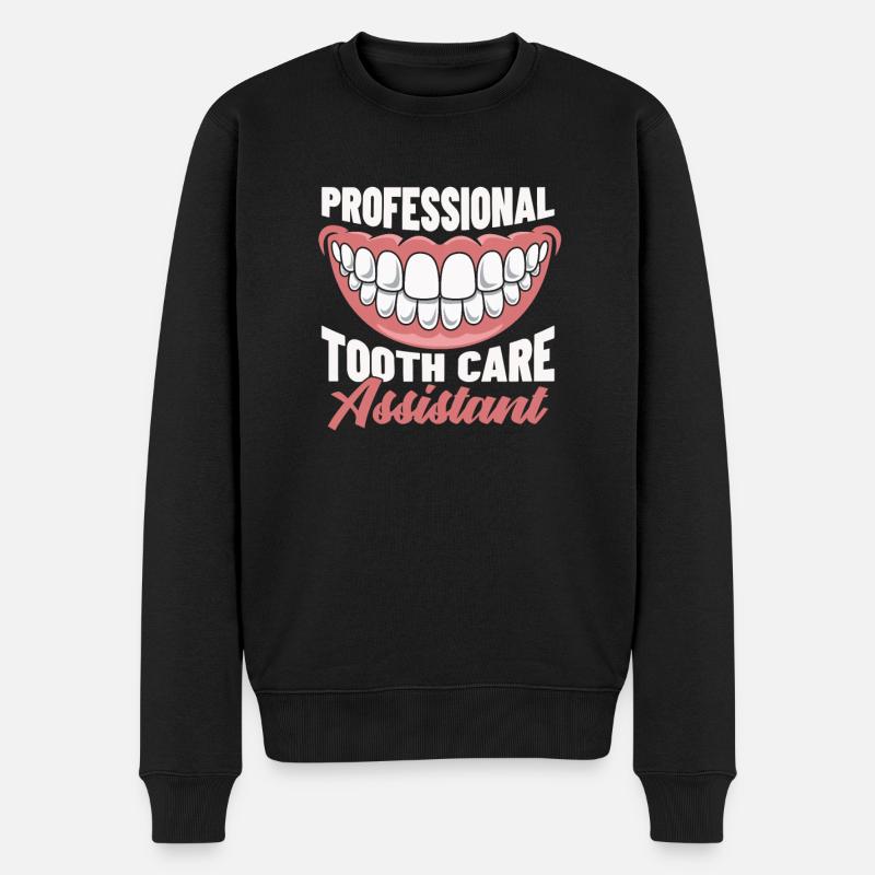 Assistante dentaire - Pull Premium bio Homme - noir