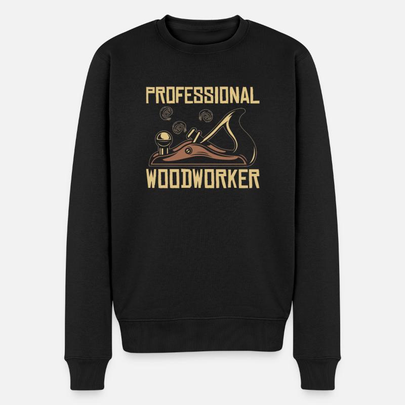 Tischler - Männer Premium Bio Pullover - Schwarz