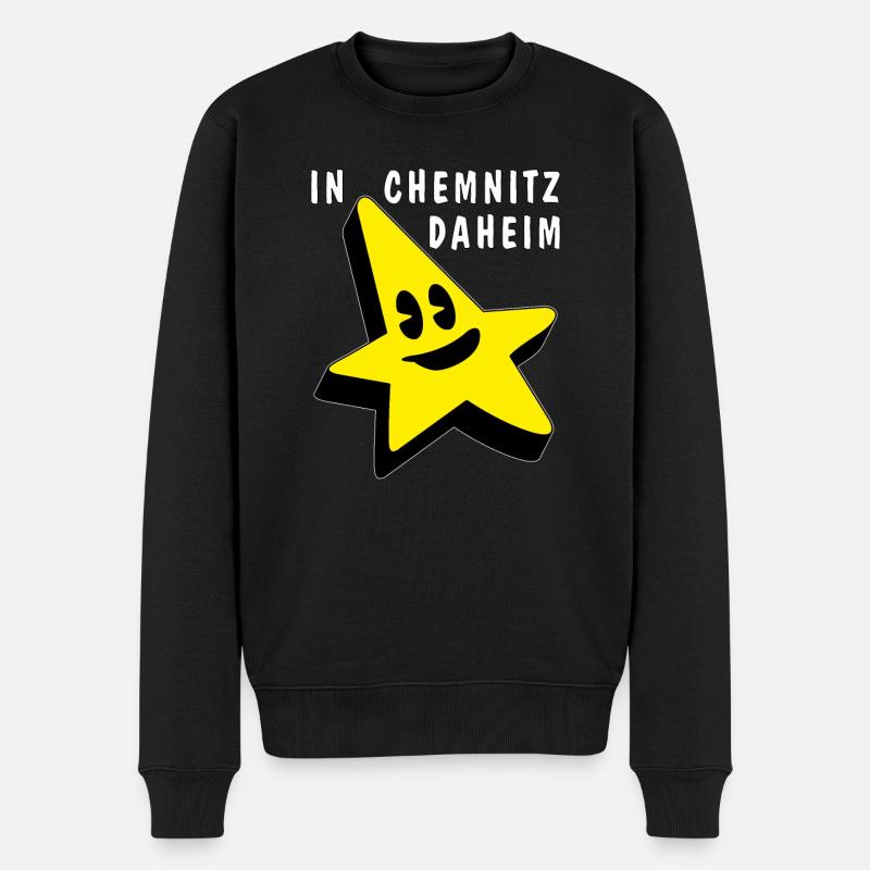 CHEZ VOUS À CHEMNITZ - Pull Premium bio Homme - noir