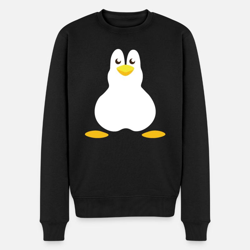 Halloween Pingouin Costume Pingouin - Pull Premium bio Homme - noir