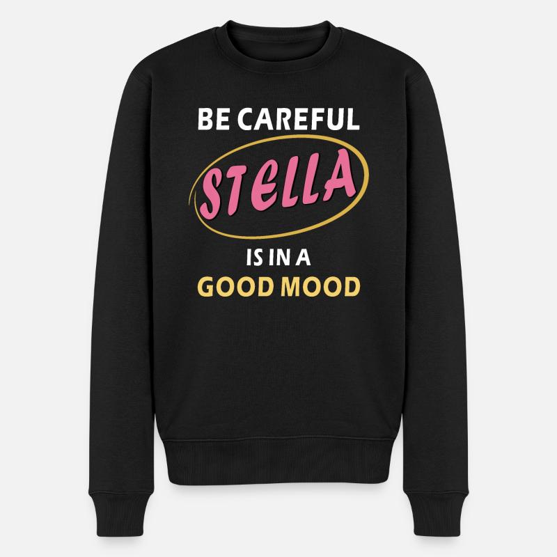 STELLA EST DE BONNE HUMEUR - Pull Premium bio Homme - noir