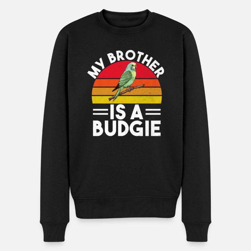 Cadeau de perruche - Pull Premium bio Homme - noir