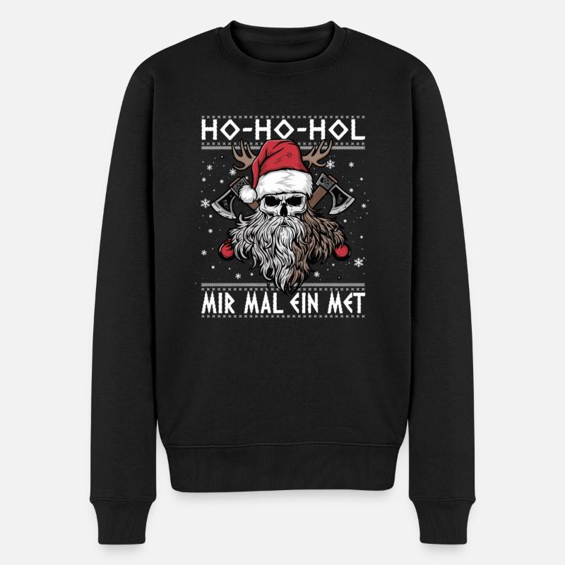 Ho Ho Prenons un hydromel - Pull Premium bio Homme - noir
