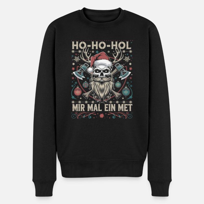 Ho Ho Prenons un hydromel - Pull Premium bio Homme - noir