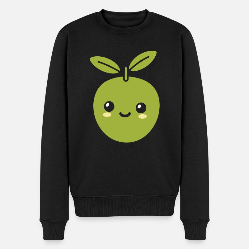 Olive - Pull Premium bio Homme - noir