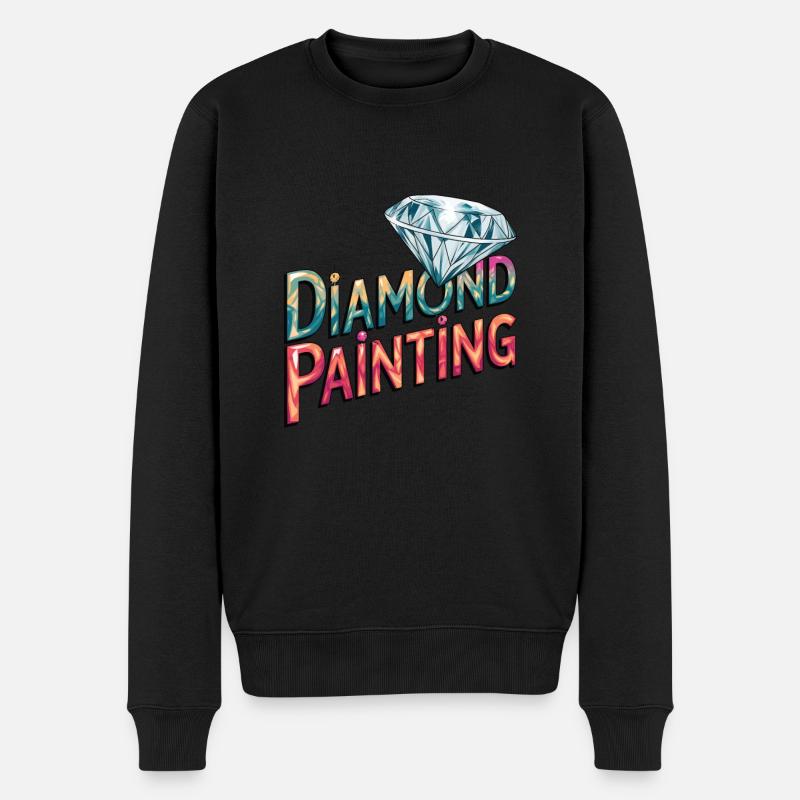 Peinture au diamant Diamond Painter - Pull Premium bio Homme - noir