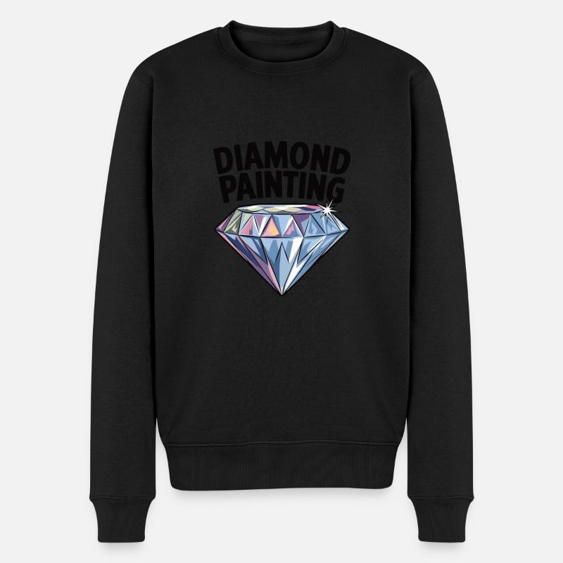 Peinture au diamant Diamond Painter - Pull Premium bio Homme - noir