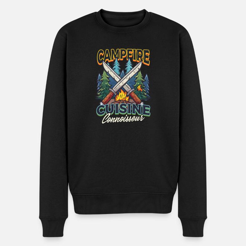 Camp Chef Campfire Cuisine Connaisseur - Pull Premium bio Homme - noir
