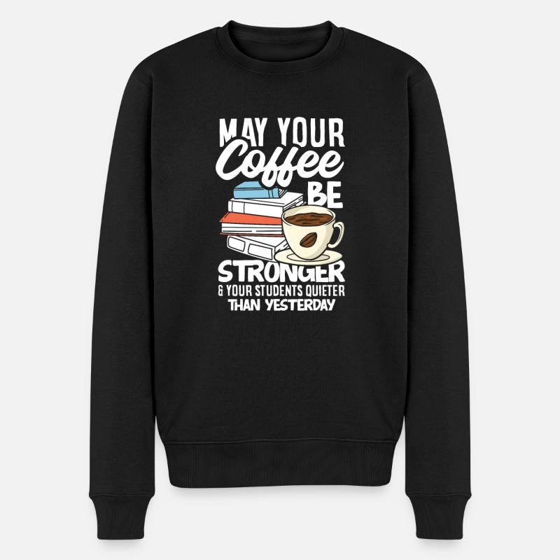 Drôle de professeur Cadeau d’enseignant - Pull Premium bio Homme - noir