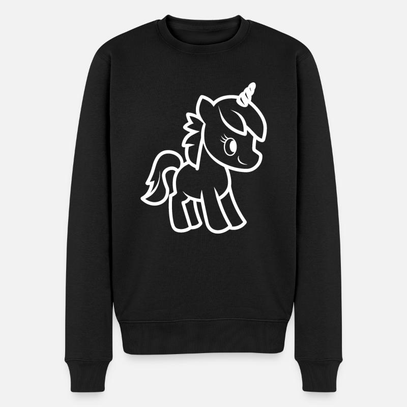 Poney - Pull Premium bio Homme - noir