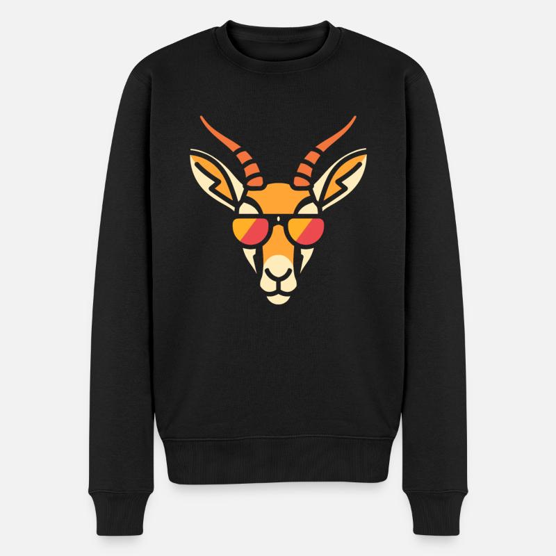 Gazelle - Pull Premium bio Homme - noir