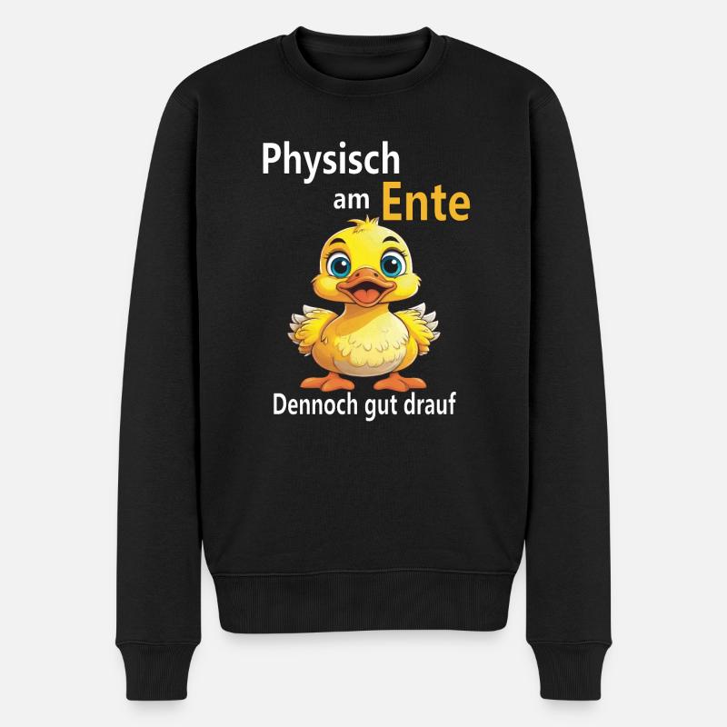 Physiquement sur le canard - Pull Premium bio Homme - noir