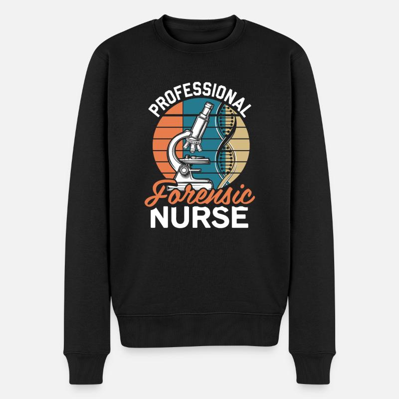 Infirmière médico-légale - Pull Premium bio Homme - noir