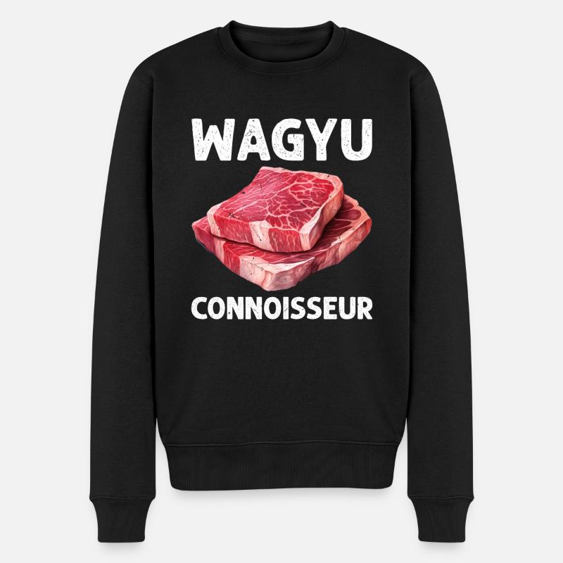 Wagyu Steak - Pull Premium bio Homme - noir