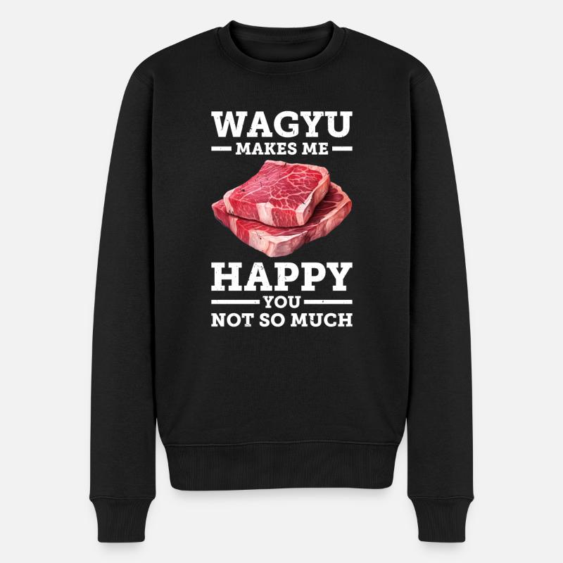 Wagyu Steak - Pull Premium bio Homme - noir