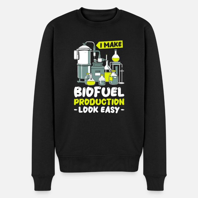 Technicien en biocarburants - Pull Premium bio Homme - noir