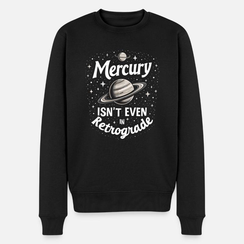 Astrologie-skeptiker: Kritisches Denken - Männer Premium Bio Pullover - Schwarz