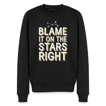 Astrologie-skeptiker: Kritisches Denken - Männer Premium Bio Pullover - Schwarz - Vorne - Nico (187cm)