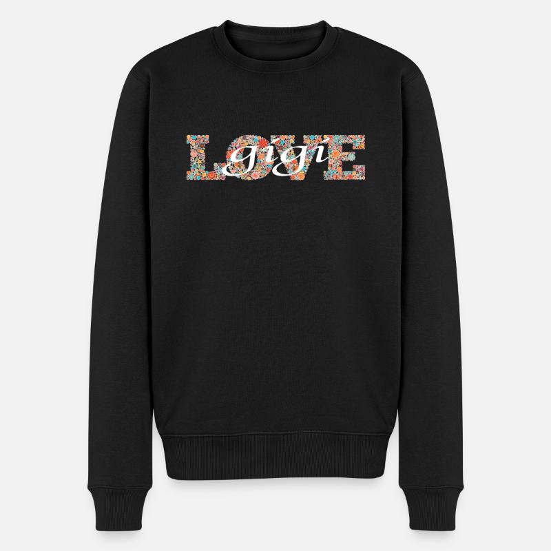 Liebe Gigi Love Gigi - Pull Premium bio Homme - noir