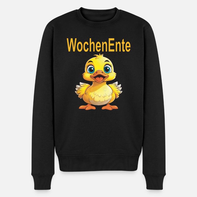 WochenEnte - Pull Premium bio Homme - noir