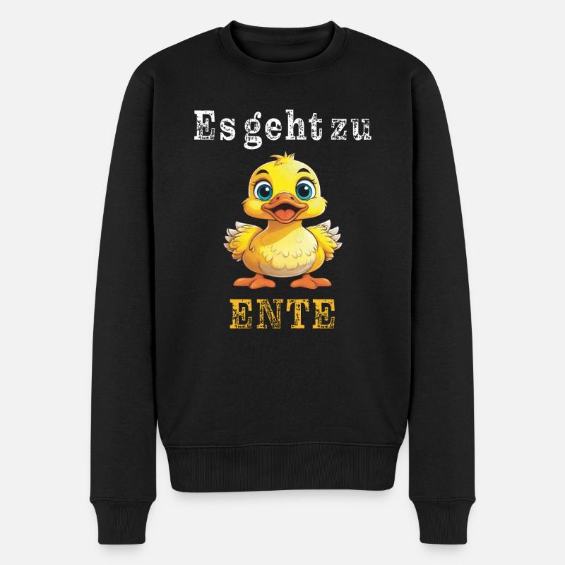 Il va s’esquiver - Pull Premium bio Homme - noir