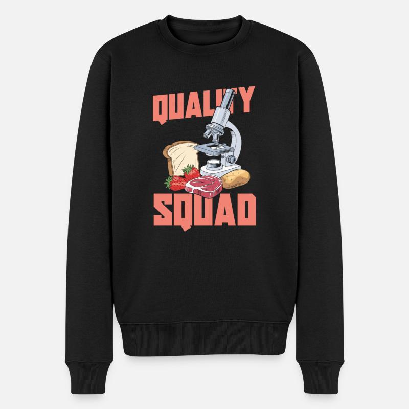 Lebensmitteltechniker Kader - Männer Premium Bio Pullover - Schwarz