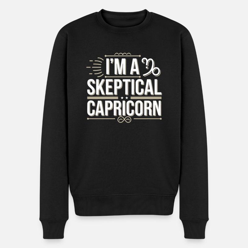 Astrologie-skeptiker: Kritisches Denken - Männer Premium Bio Pullover - Schwarz