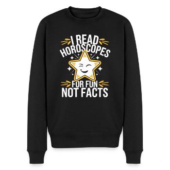 Astrologie-skeptiker: Kritisches Denken - Männer Premium Bio Pullover - Schwarz - Vorne - Nico (187cm)