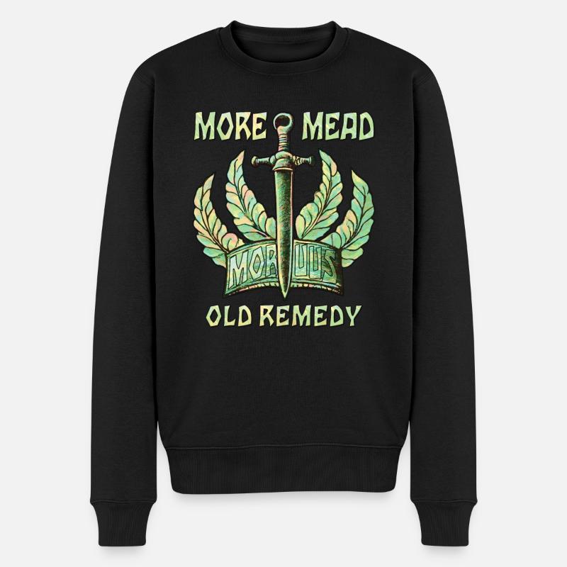 ÉPÉE RENAISSANCE PLUS D’HYDROMEL - Pull Premium bio Homme - noir