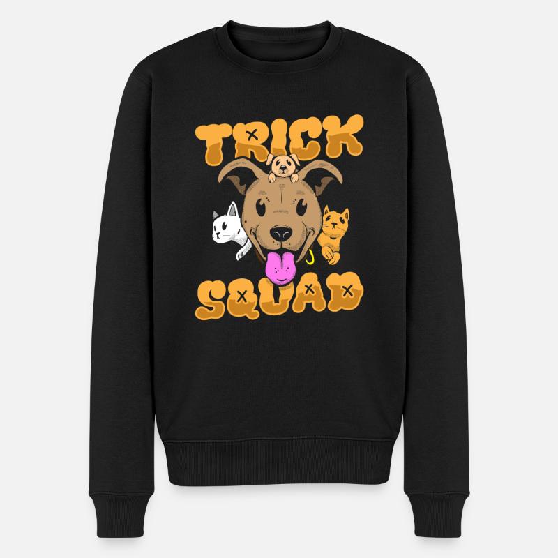 Escouade de dresseurs d’animaux - Pull Premium bio Homme - noir