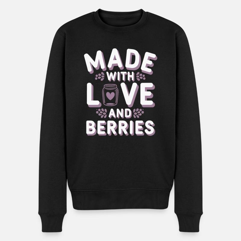 Conservation des aliments faits maison - Pull Premium bio Homme - noir