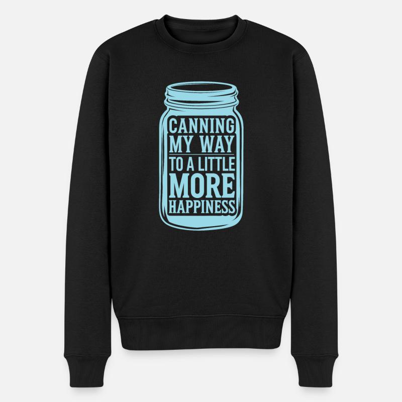 Conservation des aliments faits maison - Pull Premium bio Homme - noir