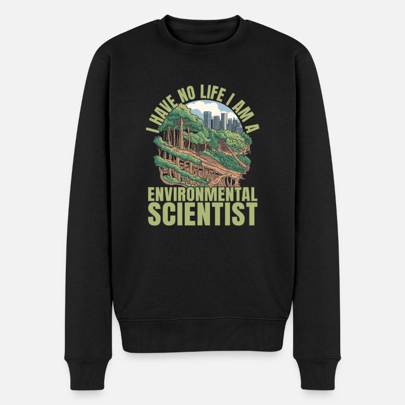 Scientifique de l’environnement - Pull Premium bio Homme - noir