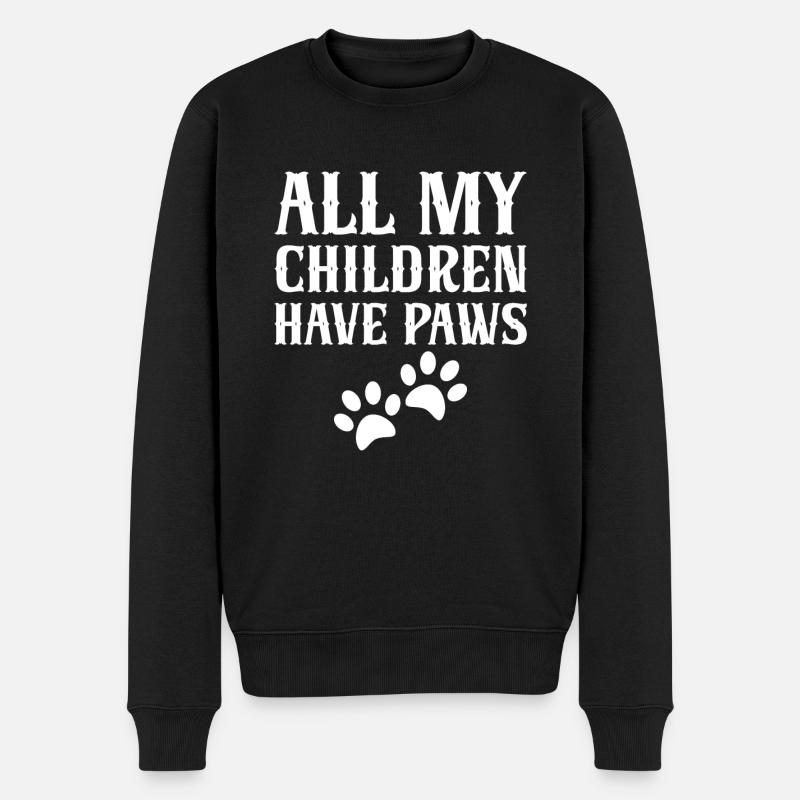 Chats Cadeaux Papy - Pull Premium bio Homme - noir