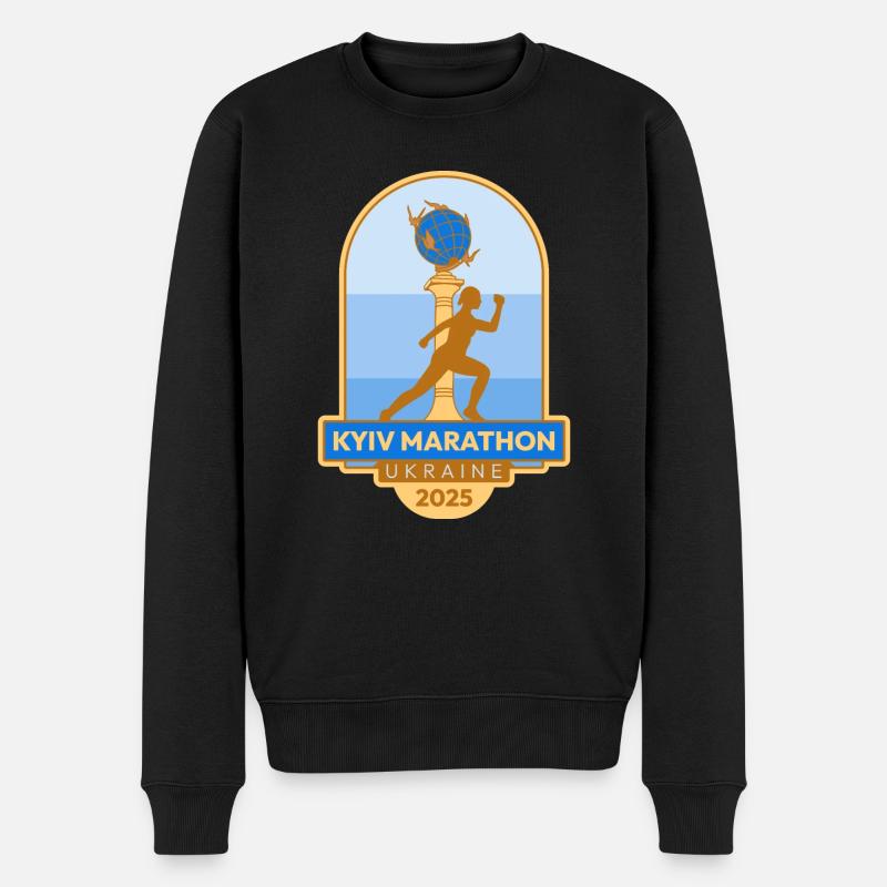 Marathon de Kiev – 2025 – Ukraine - Pull Premium bio Homme - noir